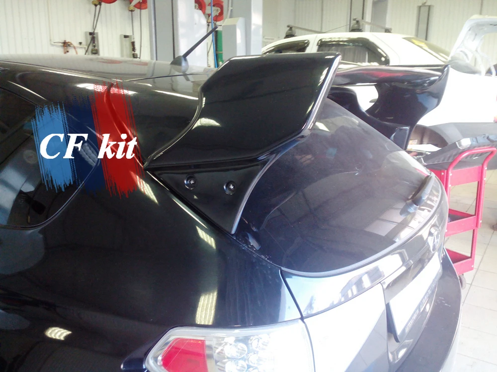 CF комплект спойлер VS Стиль задний багажник FRP+ карбоновое волокно крыло для Subaru IMPREZA 2001-2008 автомобильный Стайлинг