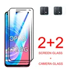 Стекло с полным покрытием для OPPO A72 стекло для OPPO A72 A 72 Закаленное стекло Защитная пленка для телефона для OPPO A92 A52 A72 стекло для объектива