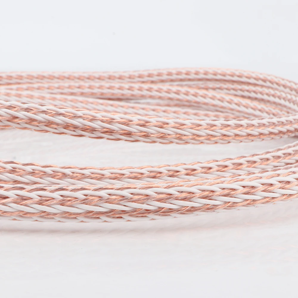 Пара 12TC Hifi акустический кабель с 2 разъемами типа банан для 2/4 разъемов Hi-end OCC