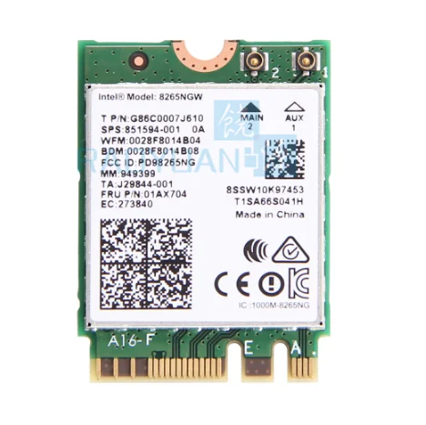 Двухдиапазонный 2,4 г/5 ГГц wifi беспроводной Bluetooth для Intel 8265NGW беспроводной-AC 8265 NGFF 802.11ac 867 Мбит/с 2x2 wifi BT 4,2 карта