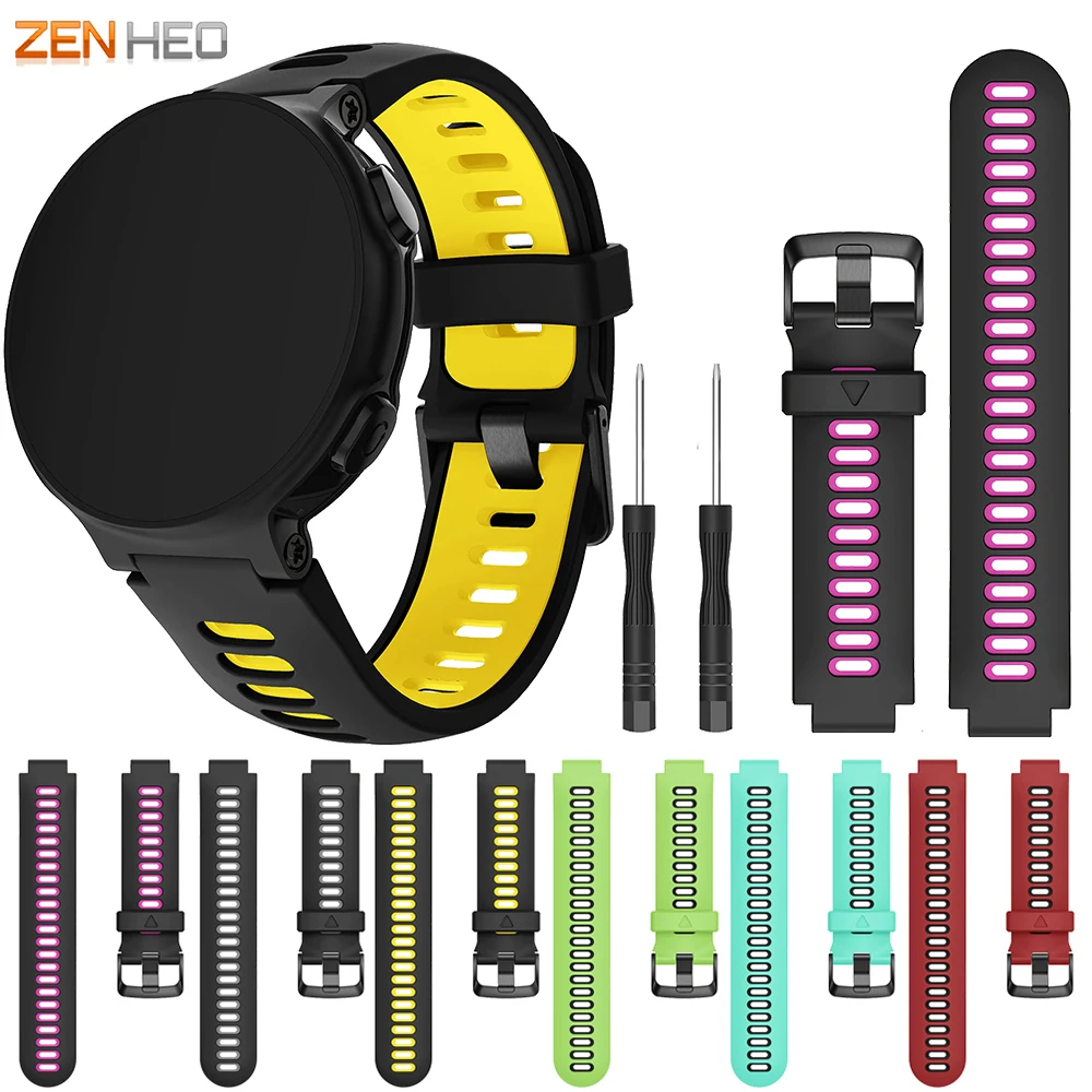 Силиконовый ремешок для смарт-часов Garmin Forerunner 235/220/620/630 смарт-ремешок наручных