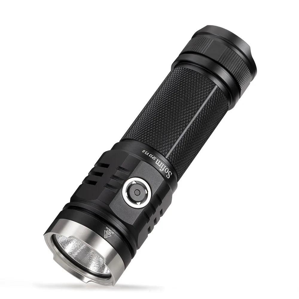 Мощный светодиодный фонарик Sofirn SP33V3.0 Cree XHP50.2 3500lm USB C 26650 перезаряжаемый с режимом