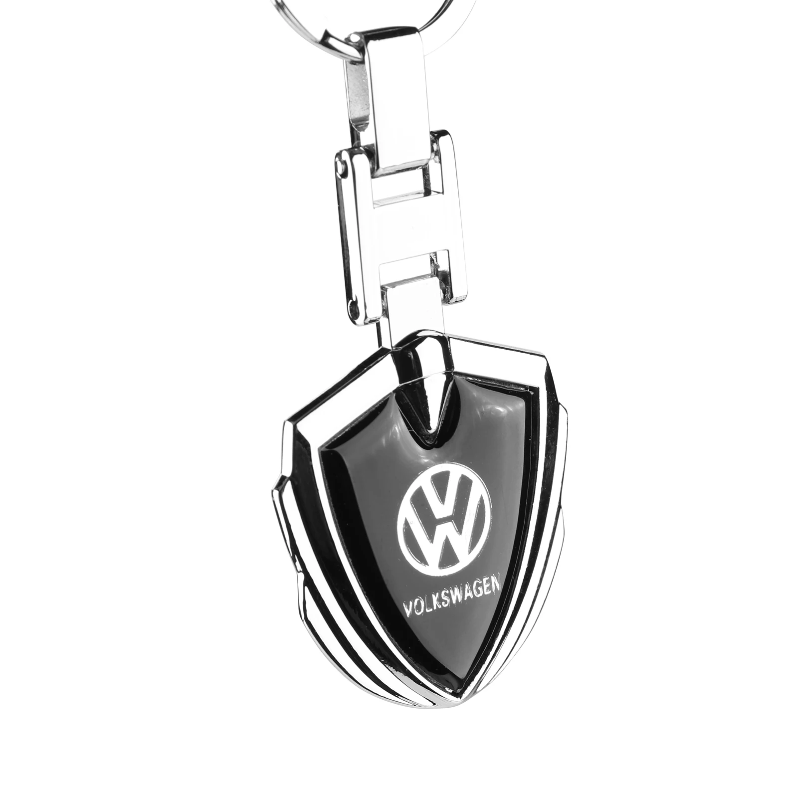 Черный брелок для ключей с логотипом декор VW Volkswagen Golf Polo Passat Tiguan Jetta Touran наклейка