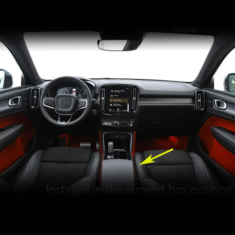 Контейнер для хранения подлокотников салона автомобиля Стайлинг Volvo XC40 2019 2020 2021