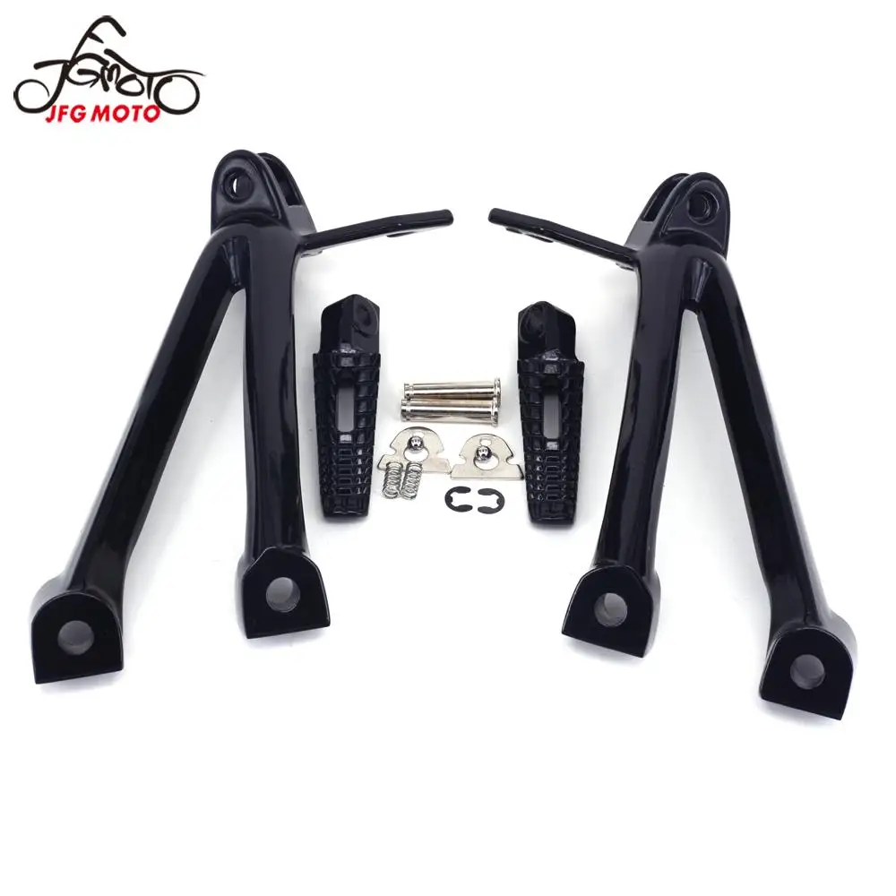 

Motorcycle Rear Footpegs Bracket Mount Footpegs Foot Pegs Pedal For SUZUKI GSXR600 750 2006-2007