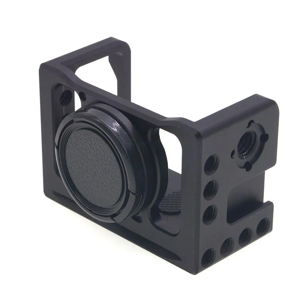 

RX0-2 Camera Protective Cage Mount for Sony Metal Vlogging Holder Build-in 37mm Thread for Filter and Lens With 1/4 Screw