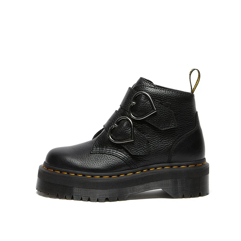 

Women's Heart Buckle Thick-soled Ankle Boots Thick-soled High-heeled Ankle Boots Thick-soled Ankle Boots New Style Women's Boots