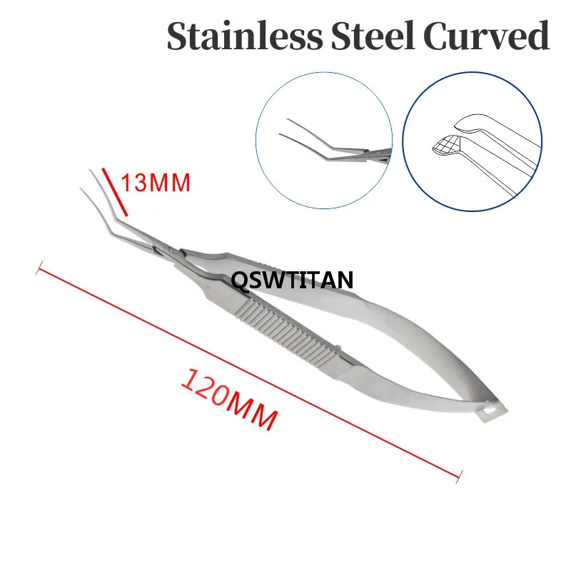 Inamura Capsulorhexis Forceps Ophthalmic 115/120mm Titanium Instrument Surgical | Eyelid Tools