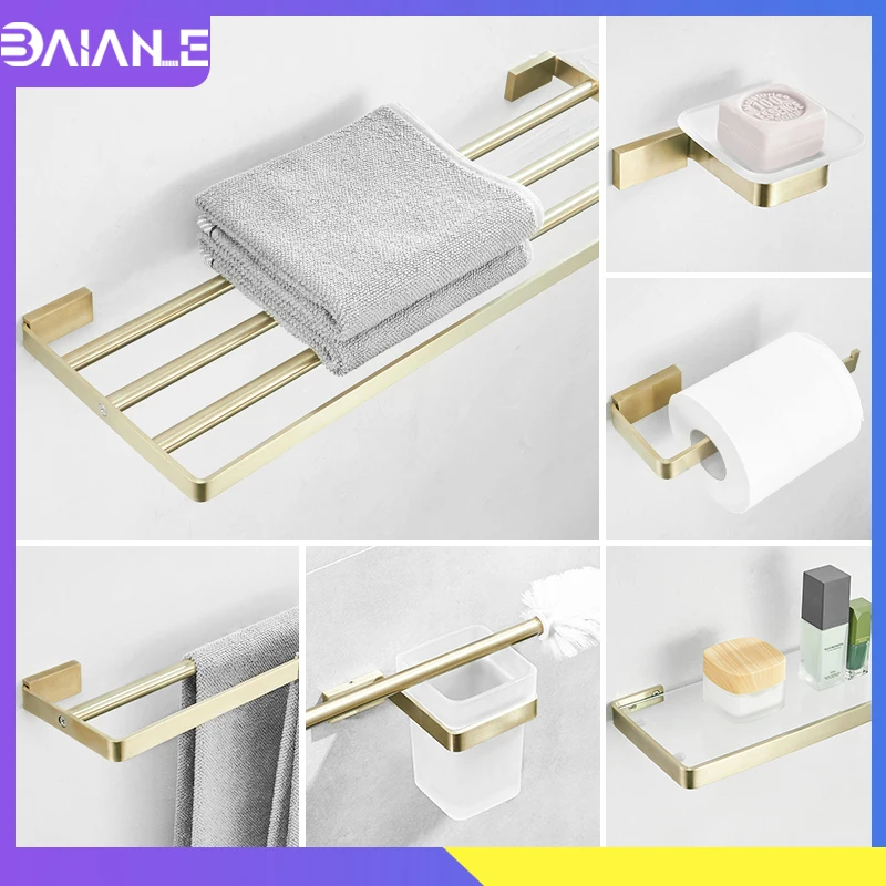 Держатель для полотенец набор золотых вешалка из нержавеющей стали подвесной