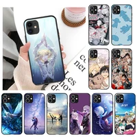 yuri on ice anime black matte soft tpu silicone phone case for iphone 13 xr 12 11 pro max x xs 7 8 6s plus se2020 12mini cover