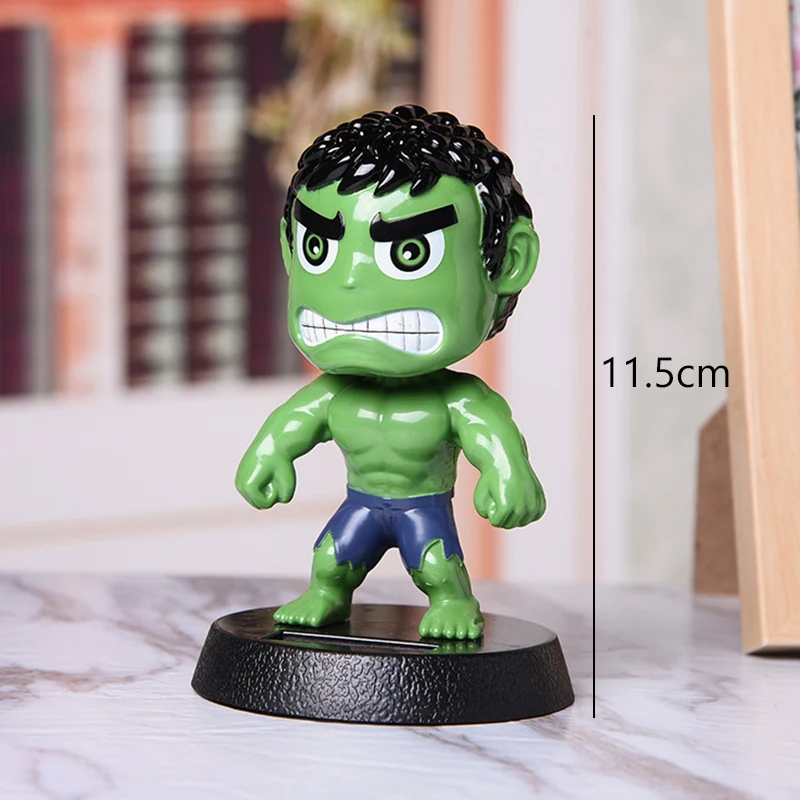 Игрушки на солнечной батарее украшения для автомобиля милая кукла с вибрирующей