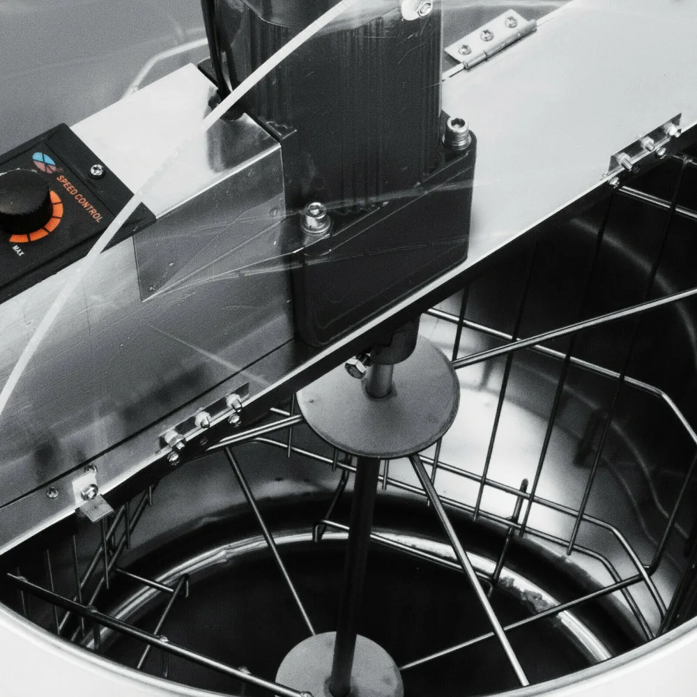 Электрический медовый экстрактор 4 рамки пчелиный из нержавеющей стали Спиннер с