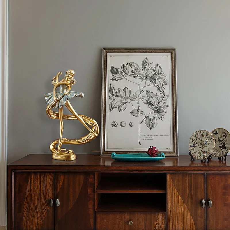 Европейский балетный Декор для девочек креативный домашний декор гостиная тумба