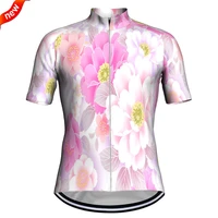 summer pink short sleeve womens cycling jersey jacket bicycle mtb bike downhill wear t shirt clothing road ride mountain tight
