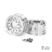 lesu metal front wheel hub car accessories for 114 flange axle rc tractor truck dumper remote control tamiya model th05119 smt3