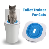 cat toilet training kit pet litter box toilet trainer for kitten puppy plastic mat trainer for toilet