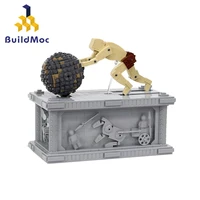 moc new 3955 sisyphus kinetic sculpture with motor core model building blocks bricks model education toys for kids gifts