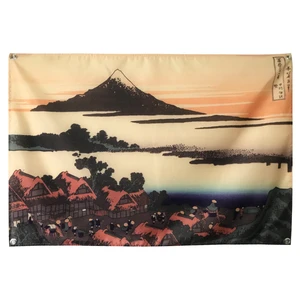 Vintage Ukiyo-e Tattoo Poster Skull Banner Flag Tapestry Wall Hanging Canvas Painting Wall Stickers Bar Cafe Bedroom Decor