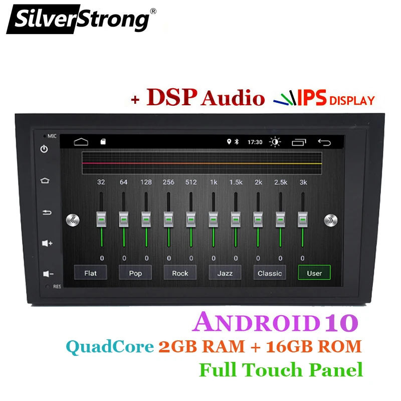 SilverStrong 2Din IPS Android10.0 автомобильное радио для Audi A4 RS4 2002 2011 Автомобильный GPS Стерео