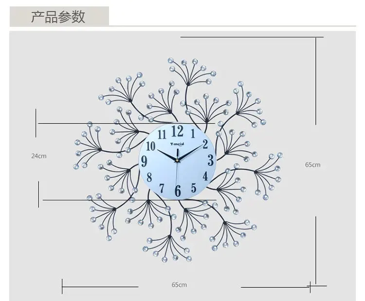 Круглые Настенные часы Цифровые Висячие настенные большие декоративные