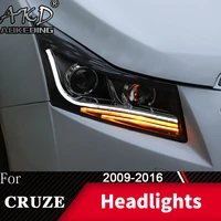head lamp for chevrolet cruze 2009 2016 headlights fog lights day running light drl h7 led bi xenon bulb car accessory