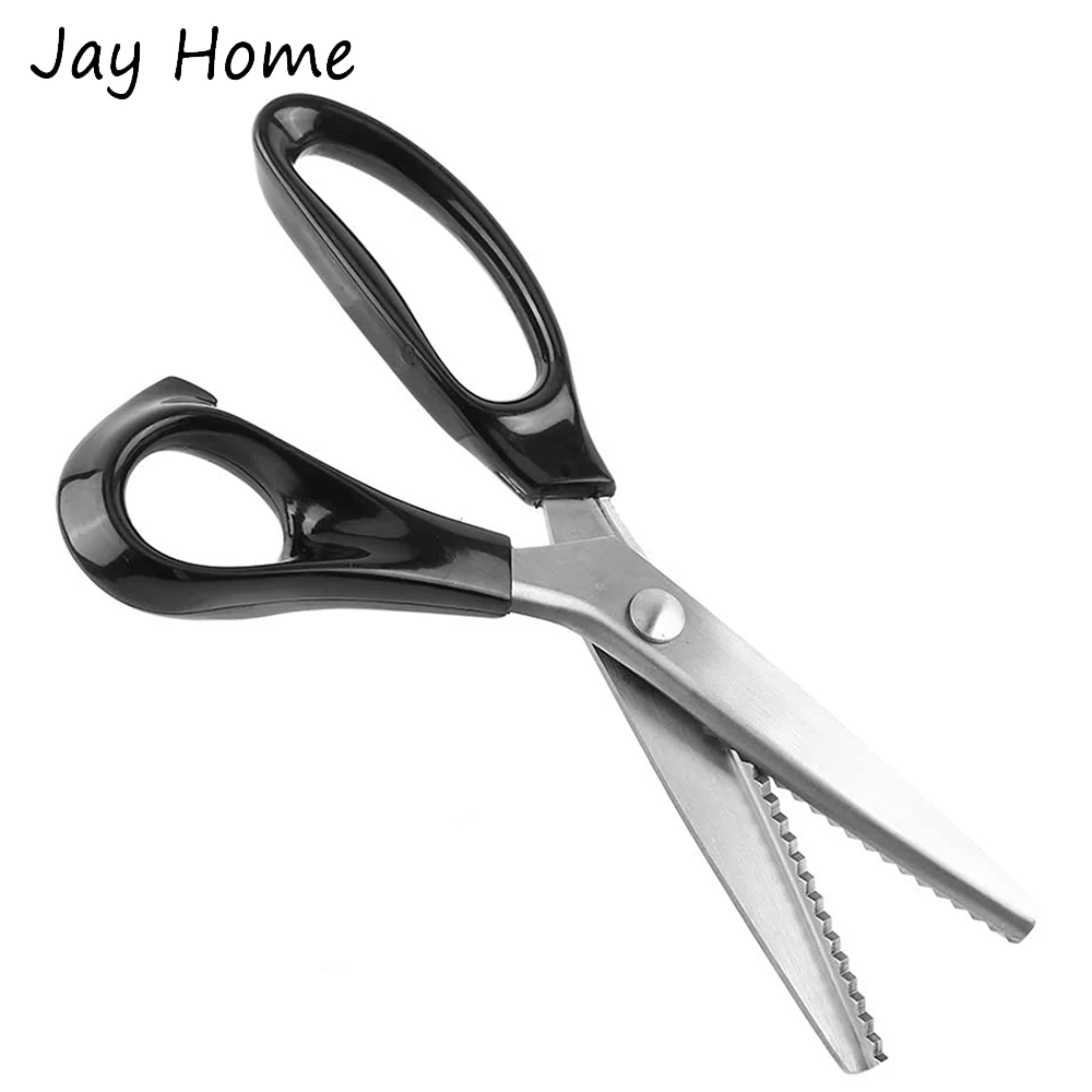 

23cm Stainless Steel Sewing Scissors Comfort Grip Handle Pinking Shears Fabric Crafts Dressmaking Scissors Tailor's Scissors