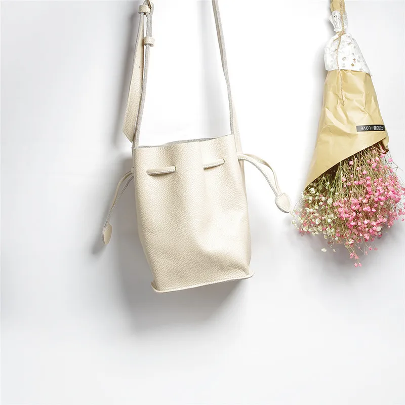 Женская сумка через плечо MJ из натуральной воловьей кожи маленькая сумочка на