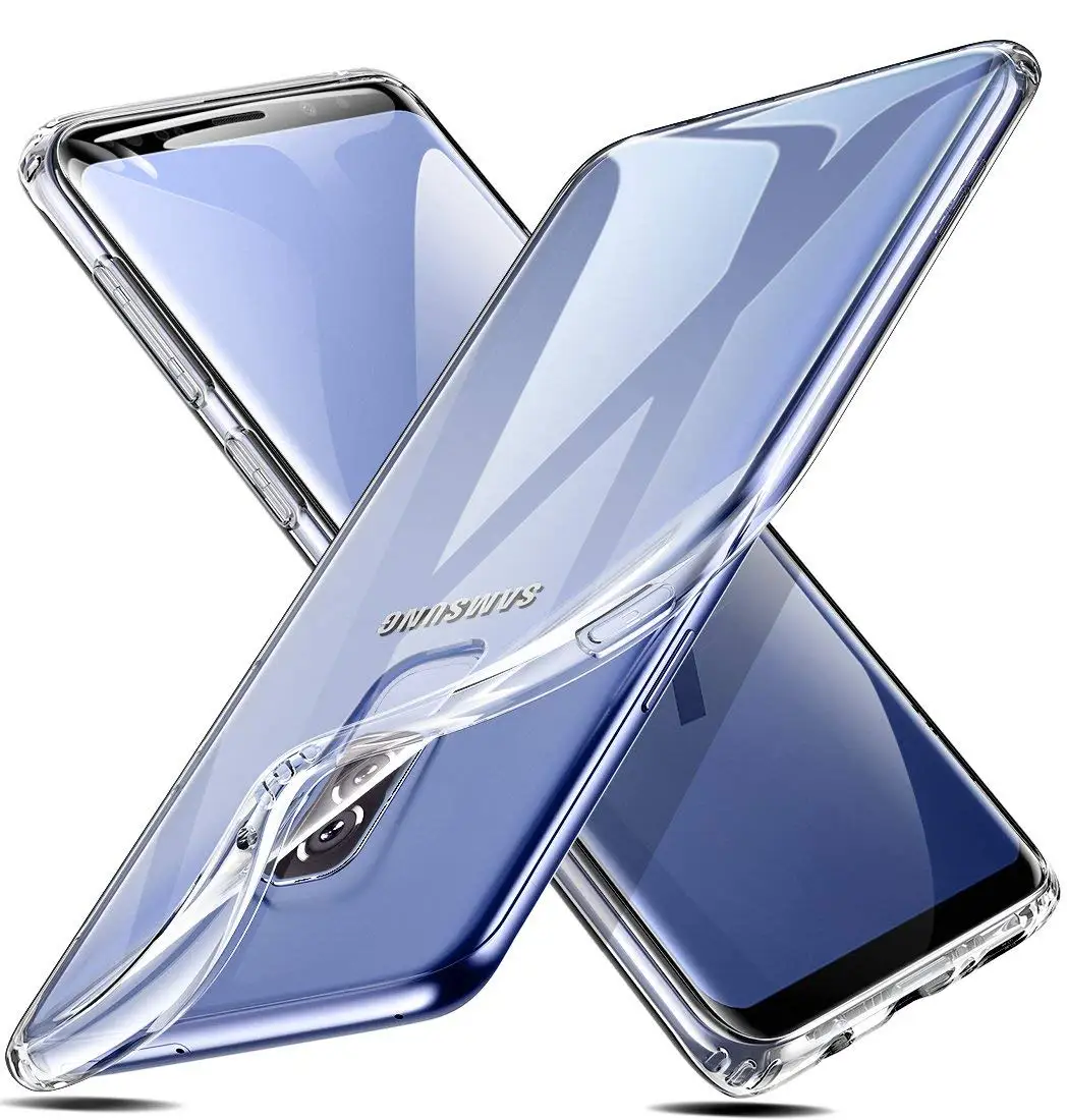 Чехол для samsung Galaxy S9 S8 S7 S6 TPU Силиконовый прочный чистый мягкий чехол Plus S8Plus Edge
