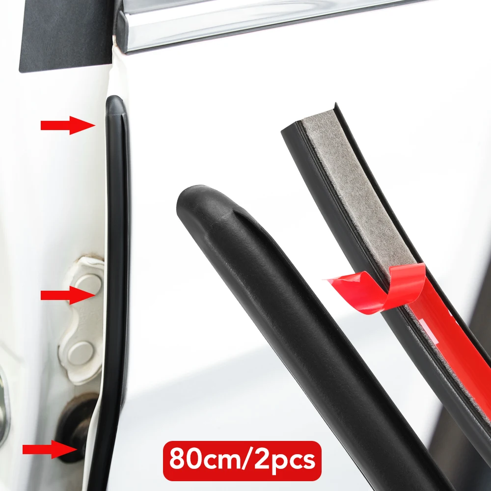 2 шт. резиновая уплотнительная лента для автомобильной двери наполнитель Toyota Land
