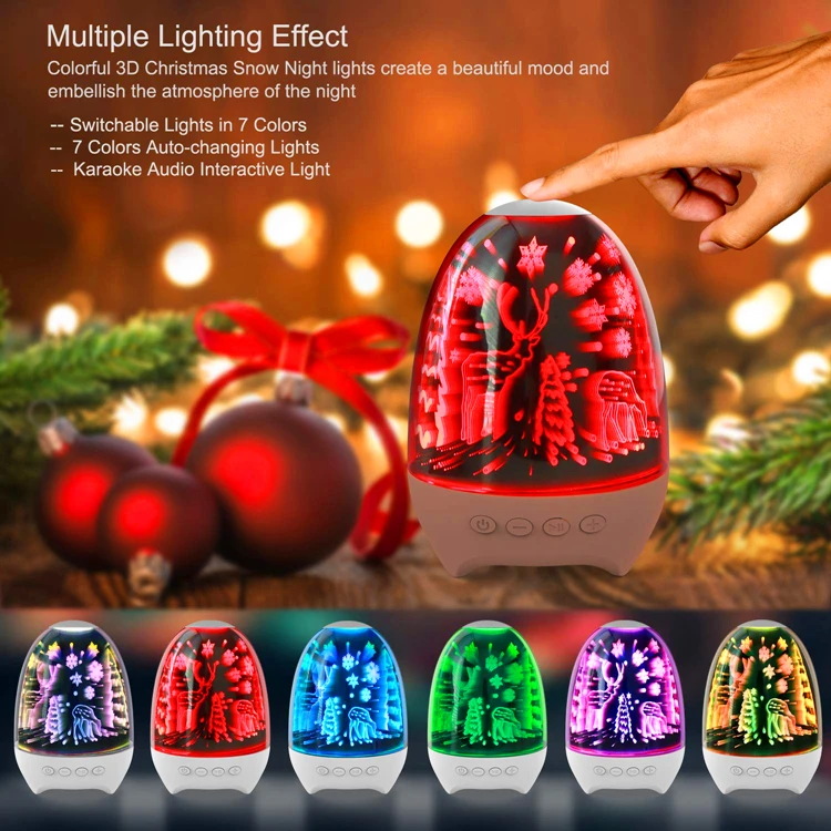 Беспроводной Bluetooth-динамик светодиодный сенсорный контроль многоцветный