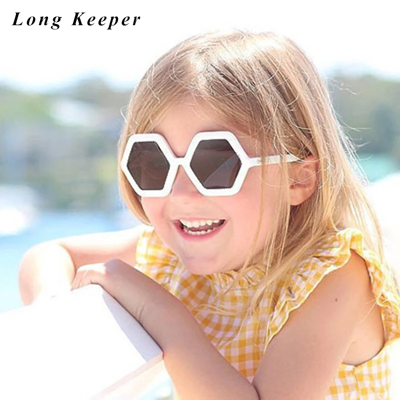 

Fashion Polygon Kids Sunglasses Boys Girls Sun Glasses Vintage Children Eyeglasses Classic Eyewear UV Protection lentes de sol