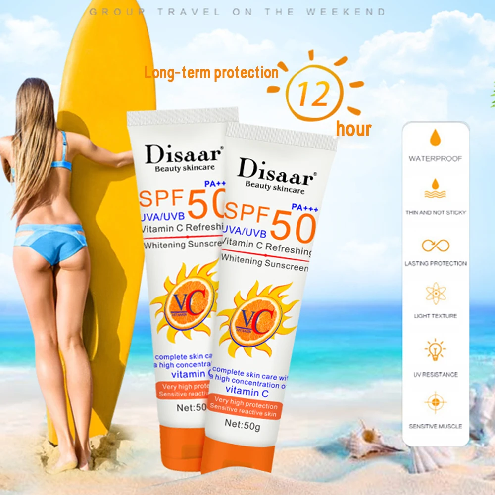 Солнцезащитный крем для лица SPF50 водостойкий потостойкий изоляционный