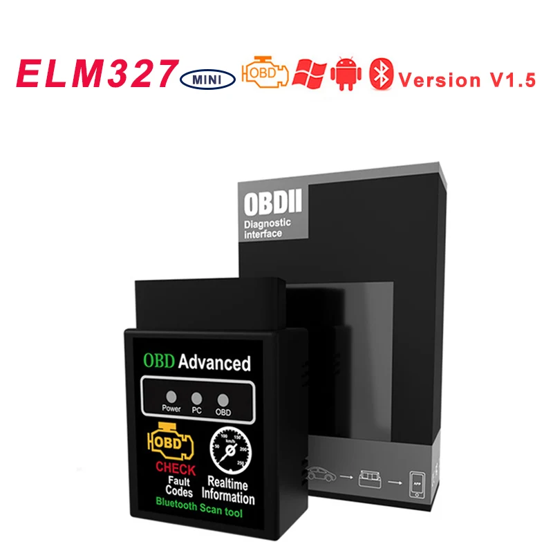 Супер Мини ELM327 V2.1/1 5 Bluetooth/Wifi OBD2 диагностический инструмент ELM 327 OBDII Автомобильный