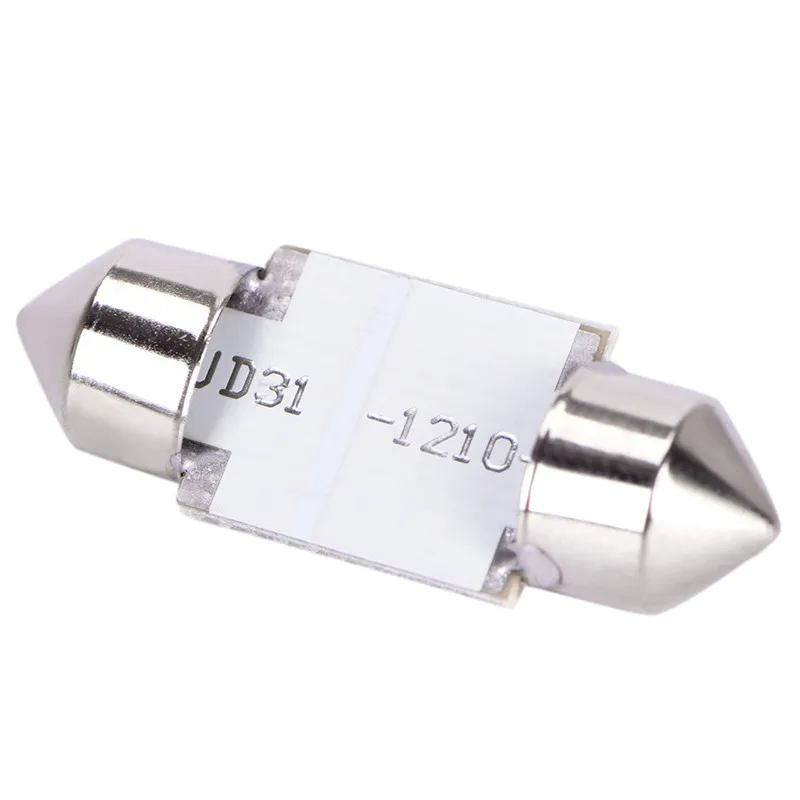 10 шт. DE3175 3022 31 мм 3528 6-SMD лампа белый гирлянда Купол Карта Интерьер светодиодный