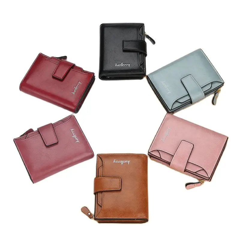 

2021 Leather Men Wallet Hasp Small and Slim Coin Pocket Purses Women Wallets Cards Holders Luxury Brand Wallets Designer Purse