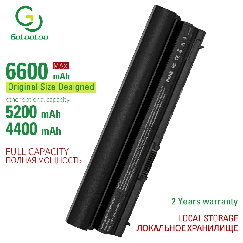Новый аккумулятор для ноутбука Golooloo 6 ячеек Dell Latitude E6120 E6220 E6230 E6320 XFR E6330 E6430S 09K6P 0F7W7V