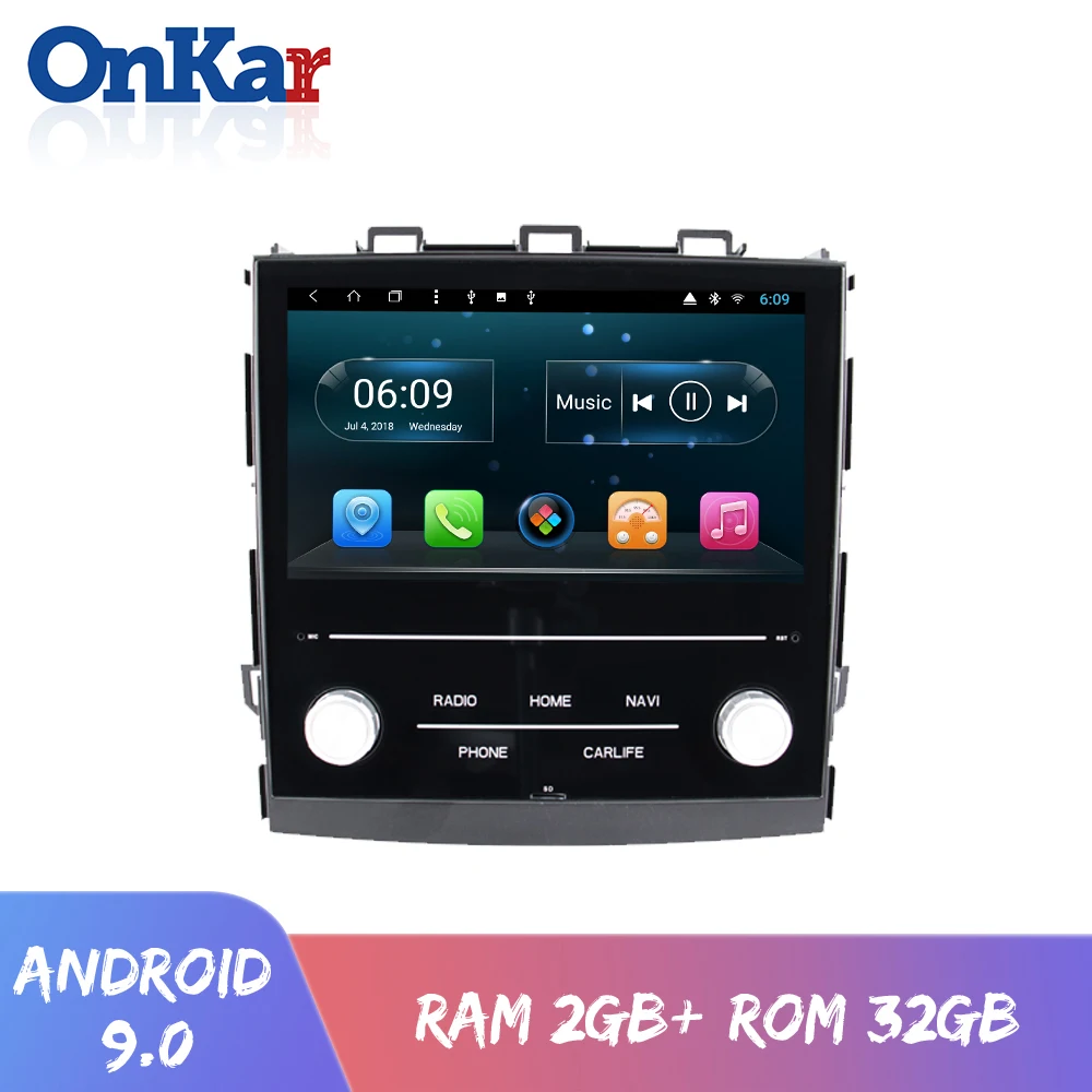 ONKAR головное устройство автомобиля gps радио для Subaru XV/ Foreter/ 2018 Android octa core 9 0 авто navi
