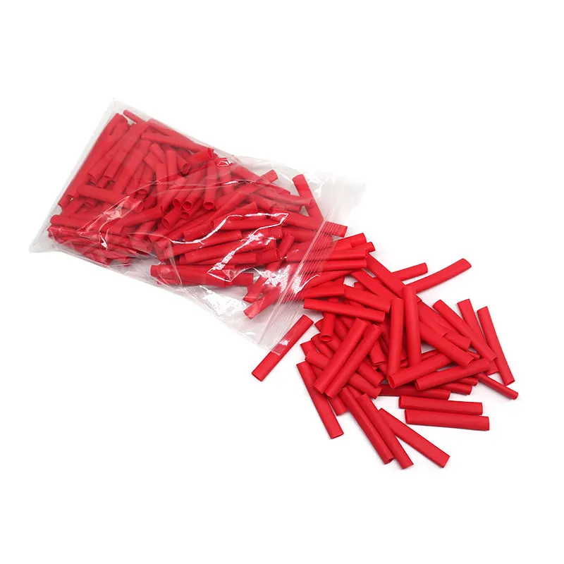 Черно-красная термоусадочная трубка оберточная проволока набор сделай сам