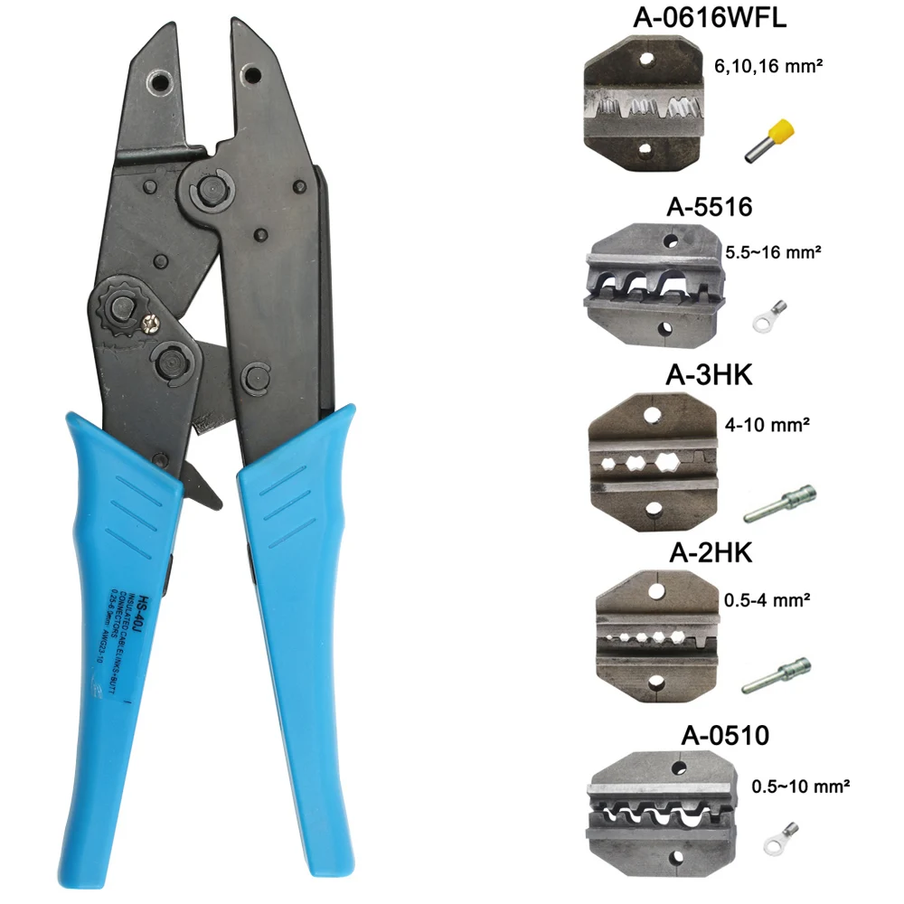 Набор штампов A0510 A1HK A2HK A3HK для обжимной пилки HS AM-10, ОБЖИМНАЯ машина, один комплект, машина для резки проводов, зажимы, бесплатная доставка