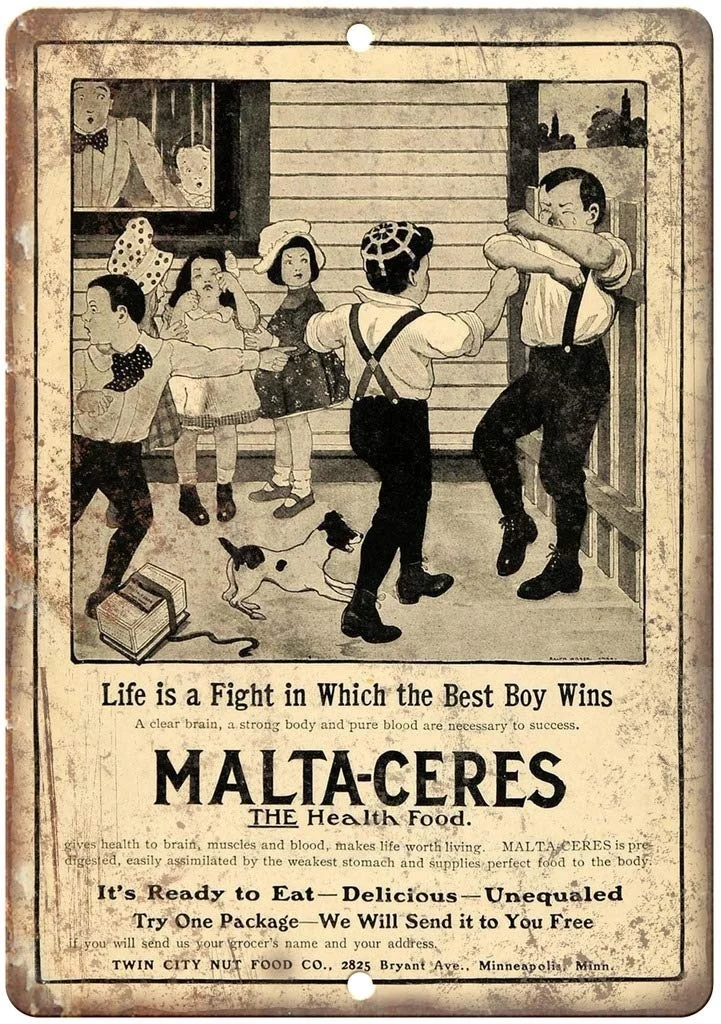 

Malta-Ceres Health Food Retro tin sign nostalgic ornament metal poster garage art deco bar cafe shop