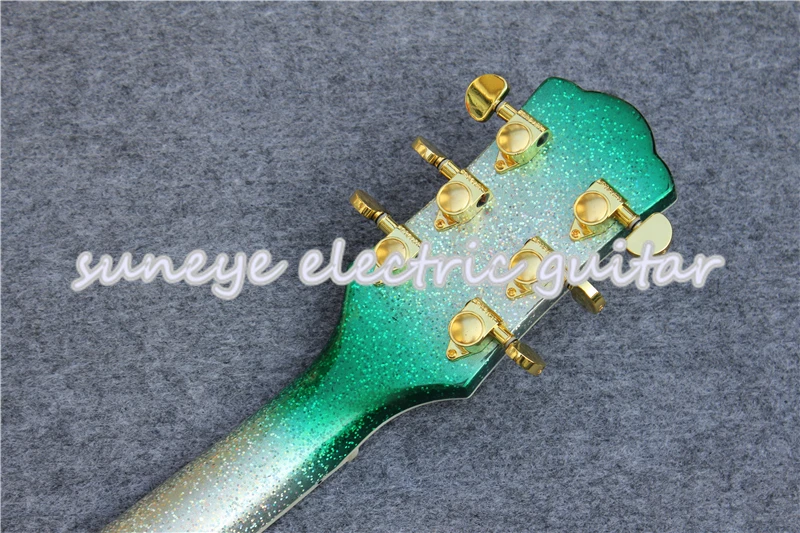 

New Arrival Green Finish Suneye Custom Electric Guitar DIY Guitar Kit Gold Hardware Guitarra Electrica Left Handed Available