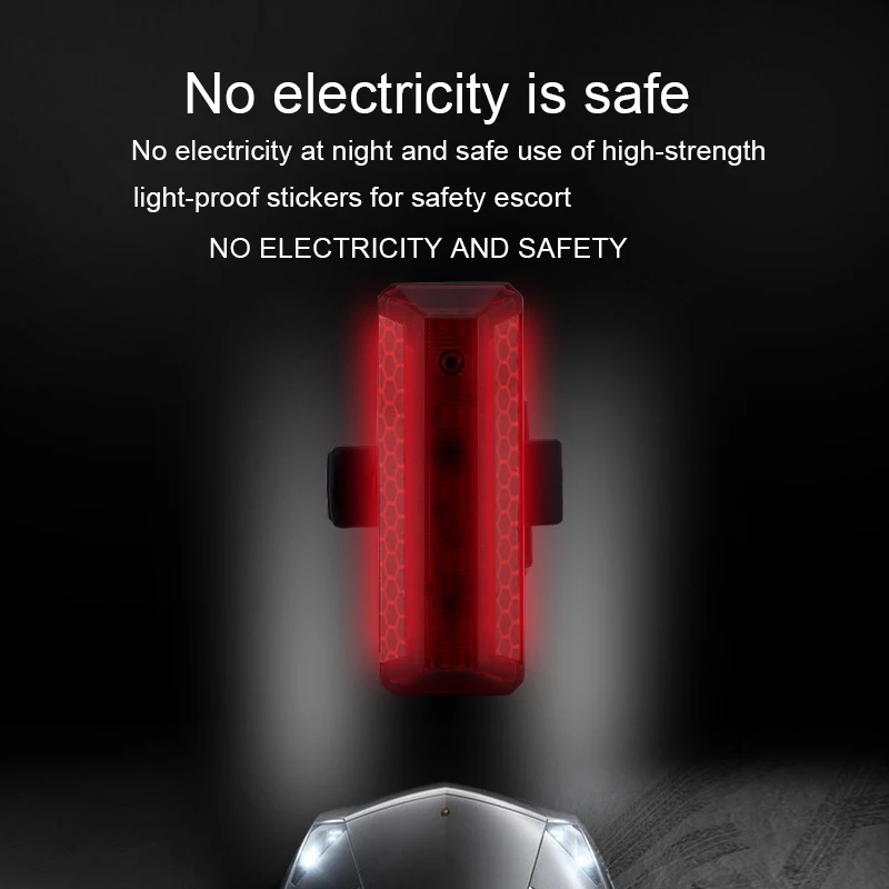 Задний фонарь для велосипеда светодиодный водонепроницаемый задний фсветильник