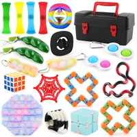 new fidget toys anti stress pack strings relief set figet sensory push kit squishy relief antistress children gift for adults