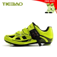 tiebao cycling shoes men women sapatilha ciclismo riding bicycle sneakers wear resistant breathable self locking road bike shoes
