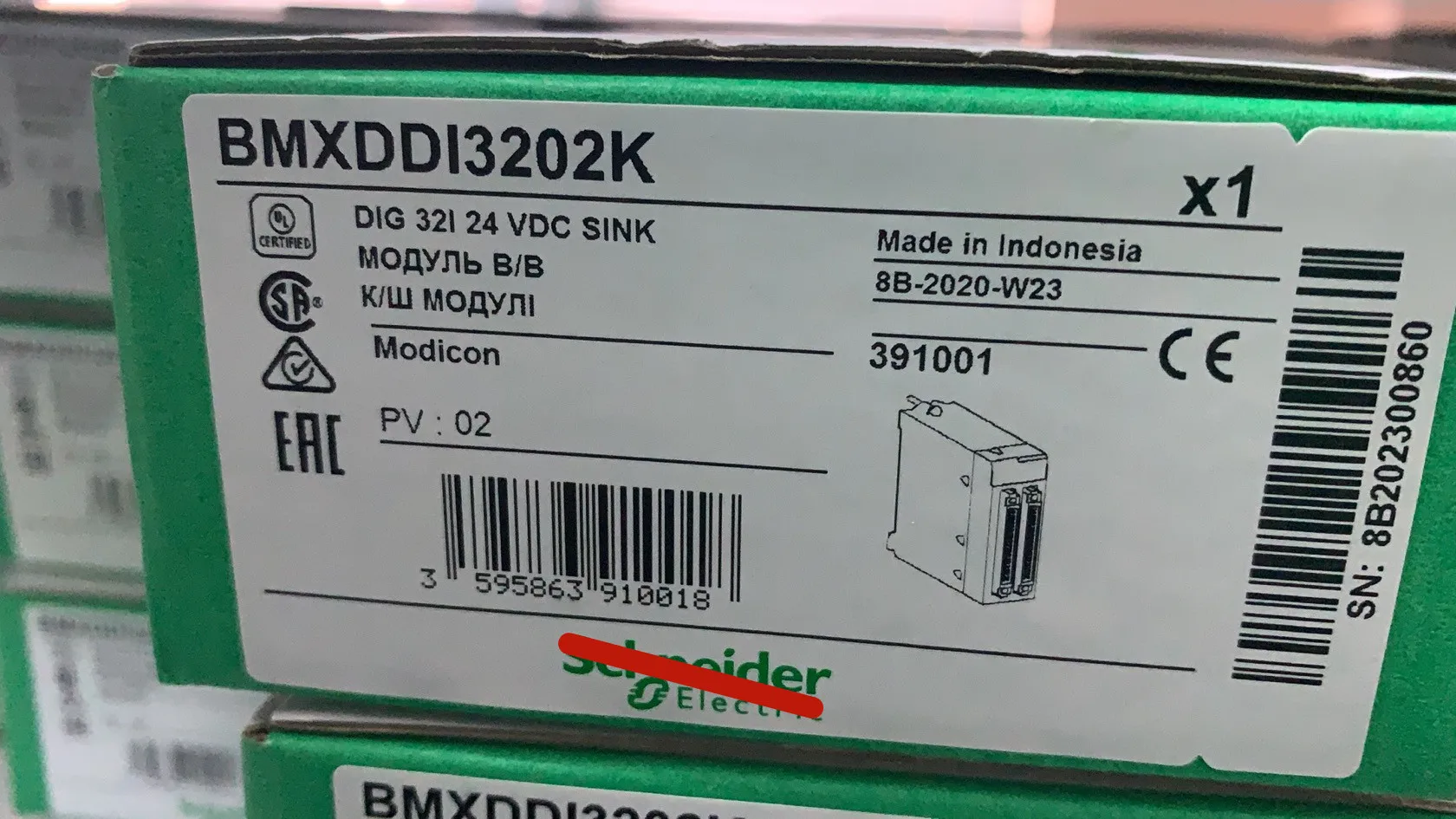 

New original discrete DC input module BMXDDI3202K spot