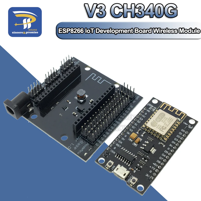 Модуль ESP8266 NodeMcu v3 Lua с Wi Fi беспроводная плата CH340 для разработки Интернет вещей