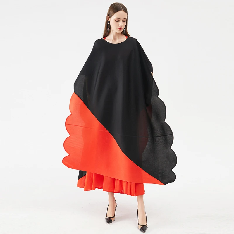 Красивое Летнее осеннее мусульманское платье Женский костюм плиссированная