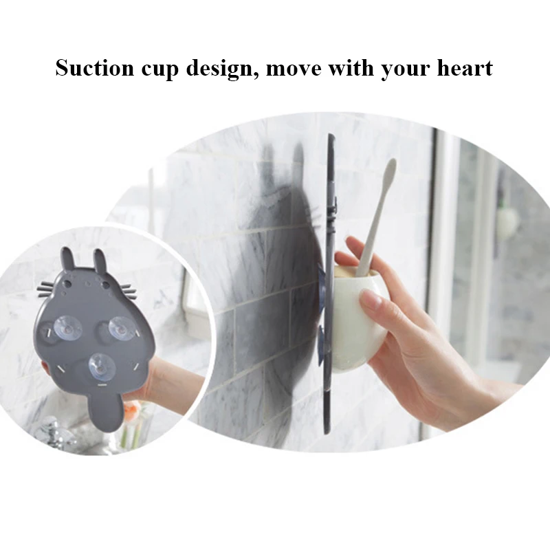 1 шт. зубная щетка настенный держатель МИЛЫЙ Тоторо коробка на присосках ванная