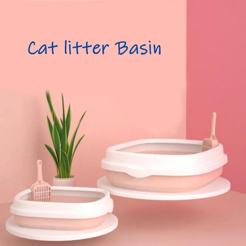 Cat training Toilet Litter Box Durable Training Kit Big Space Robot Bedpan Dog Kitten Tray | Дом и сад