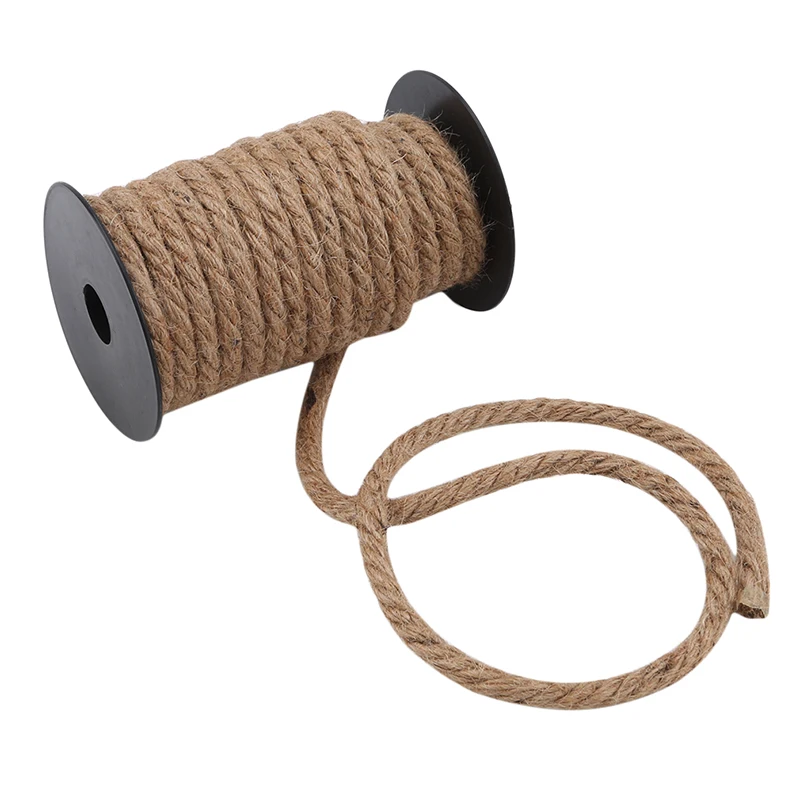 Premium Natural Sisal Rope For Pet Cat Tree Scratching Post Toy Climbing Frame Weaving Cats Making Desk Legs Binding | Дом и сад